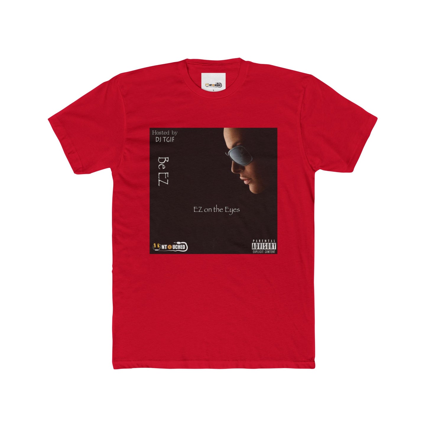 Cover Art Collection Unisex Cotton Crew Tee - 'EZ on the Eyes' Graphic T-Shirt
