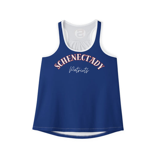 Schenectady Patriots JV Women’s Tank Top, Sports Apparel, Workout Shirt, Team Spirit Gear, Summer Fashion, Fitness Clothing