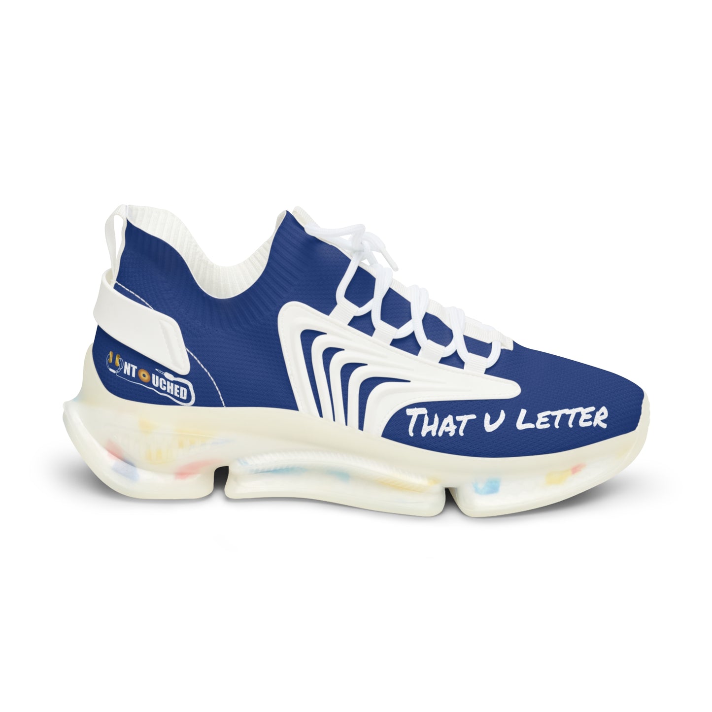 Royal UNTOUCHED Men's Mesh Sneakers 'That U Letter'