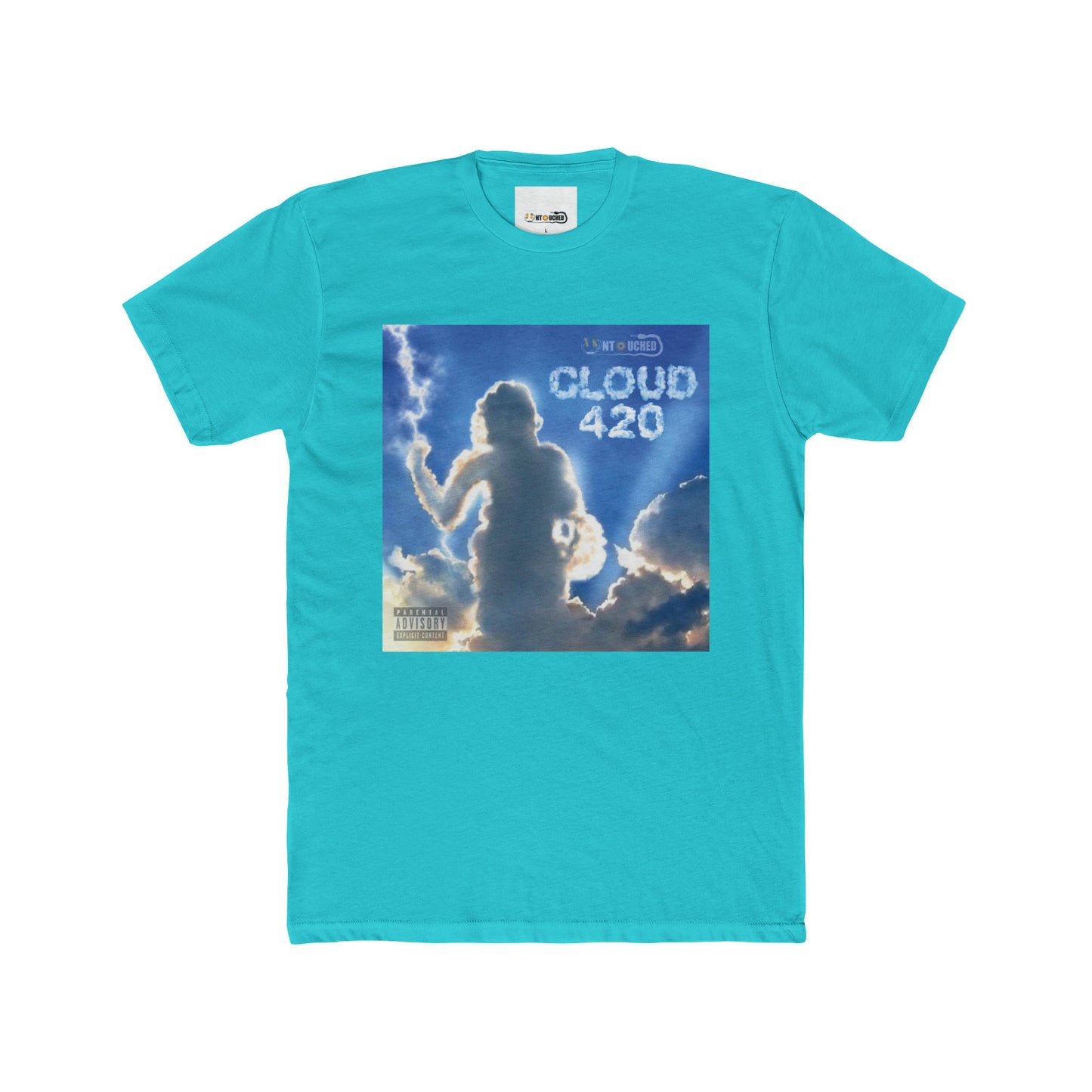 Cover Art Collection Unisex Cotton Crew Tee - 'Cloud 420' Graphic T-Shirt