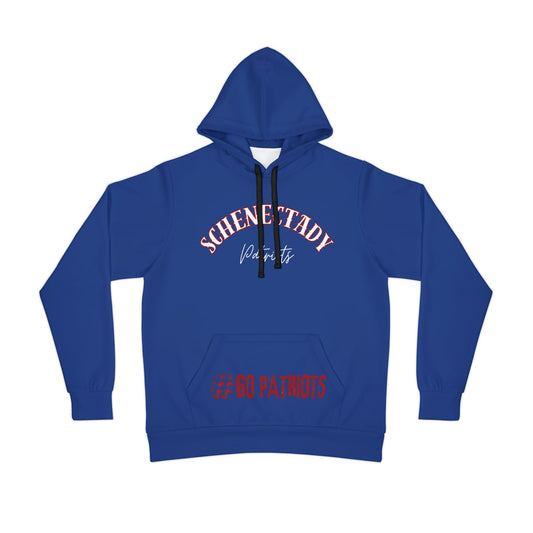 Schenectady Patriots JV Athletic Hoodie, Casual Red Hoodie, Sporty Sweatshirt, Team Spirit Hoodie, Gifts for Sports Fans, Comfortable Hoodie