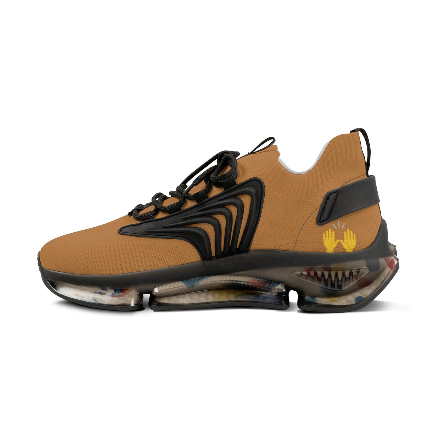 Caramel UNTOUCHED Men's Mesh Sneakers 'That U Letter'
