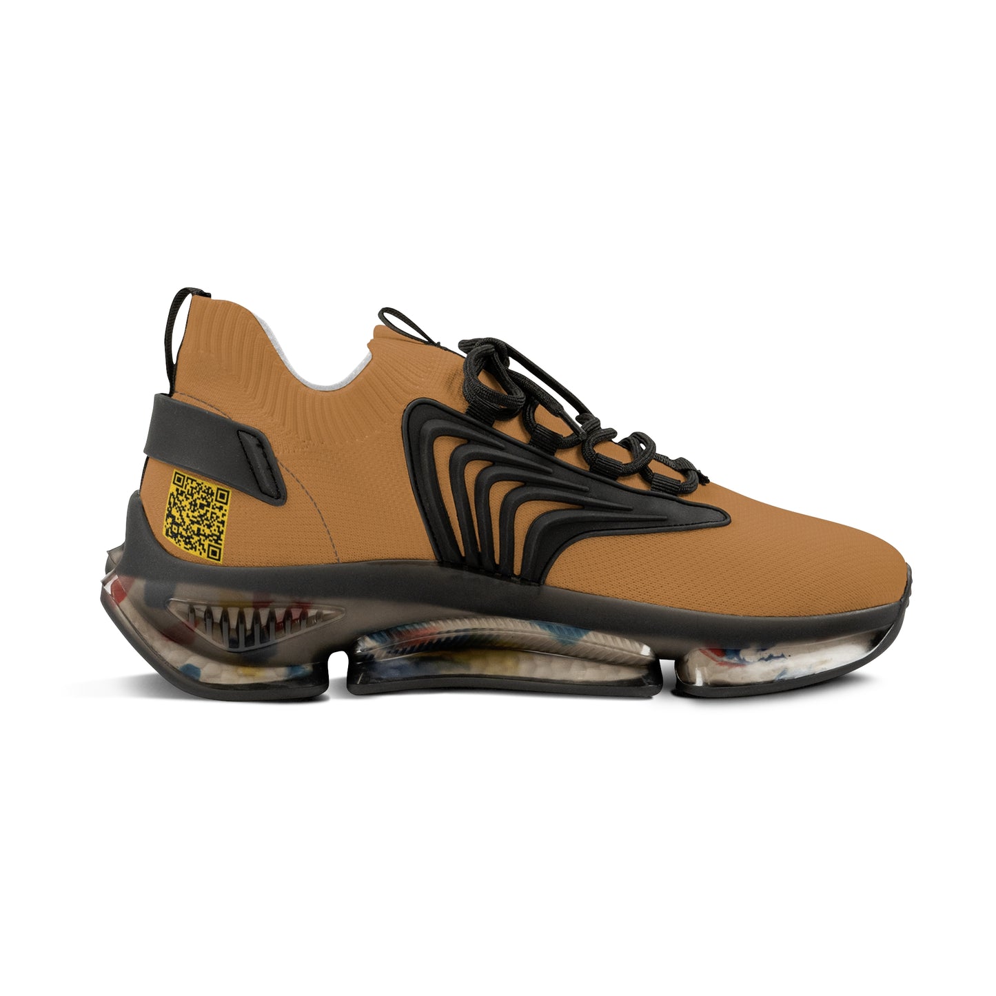 Caramel UNTOUCHED Men's Mesh Sneakers 'That U Letter'