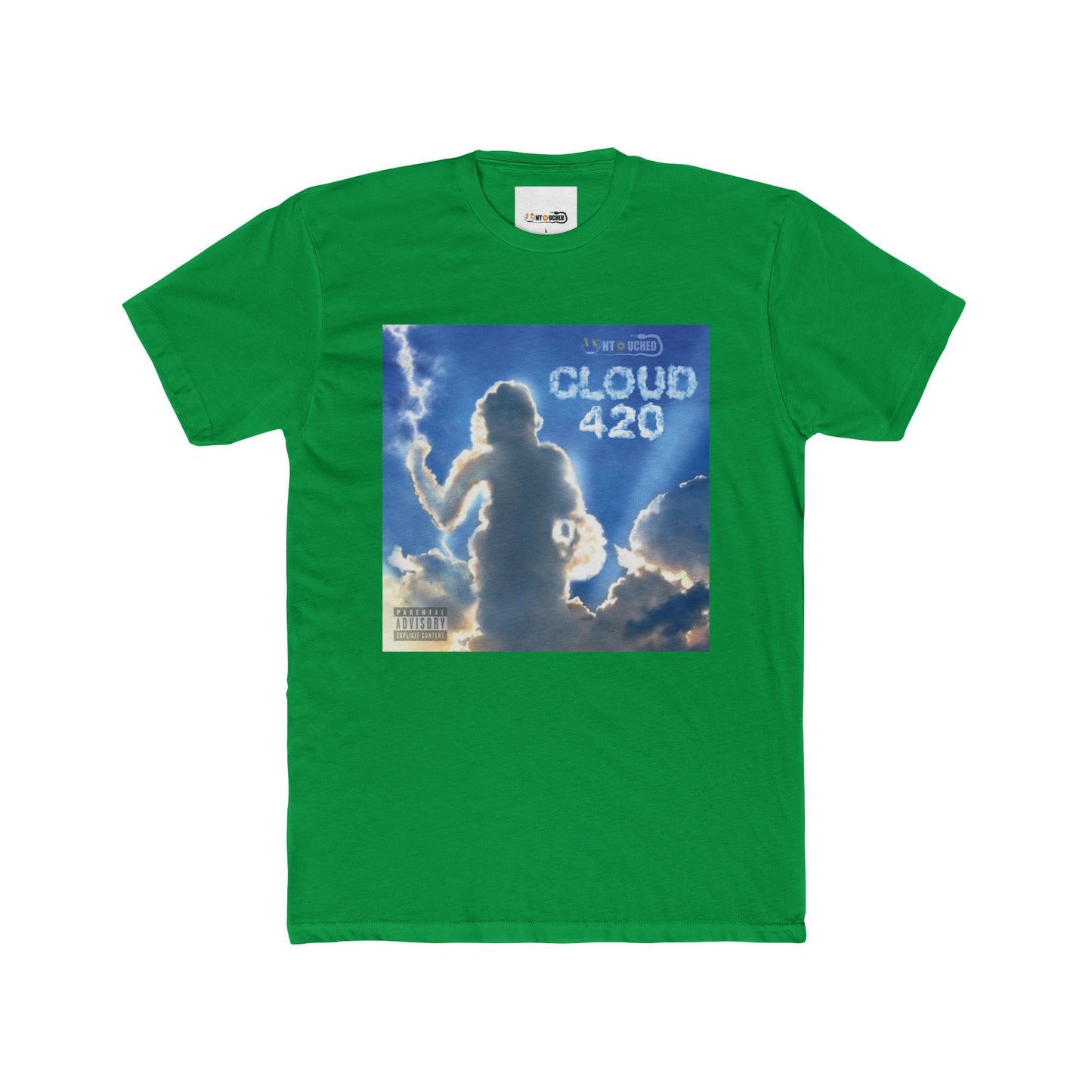 Cover Art Collection Unisex Cotton Crew Tee - 'Cloud 420' Graphic T-Shirt
