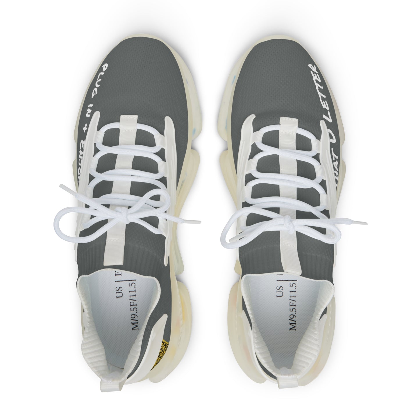 Smoke UNTOUCHED Men's Mesh Sneakers 'That U Letter'
