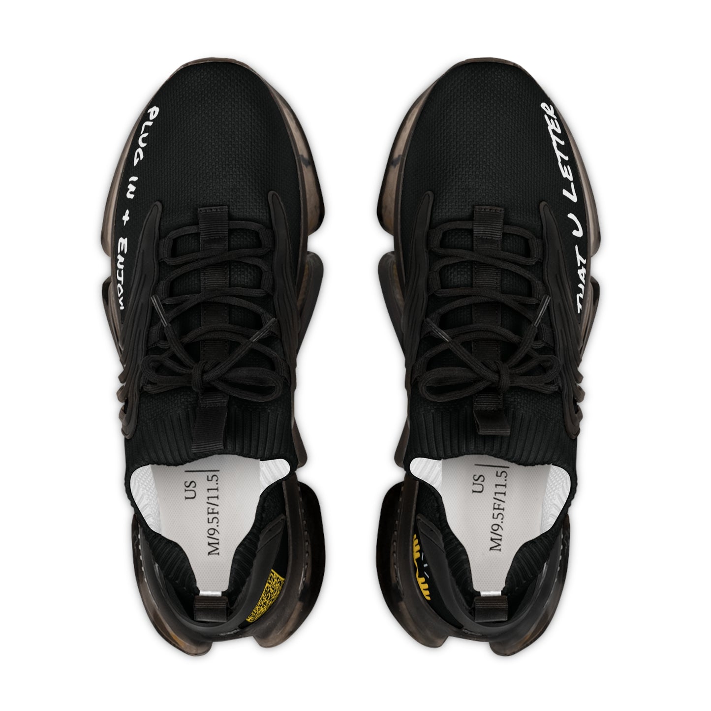 Black Panther UNTOUCHED Men's Mesh Sneakers 'That U Letter'
